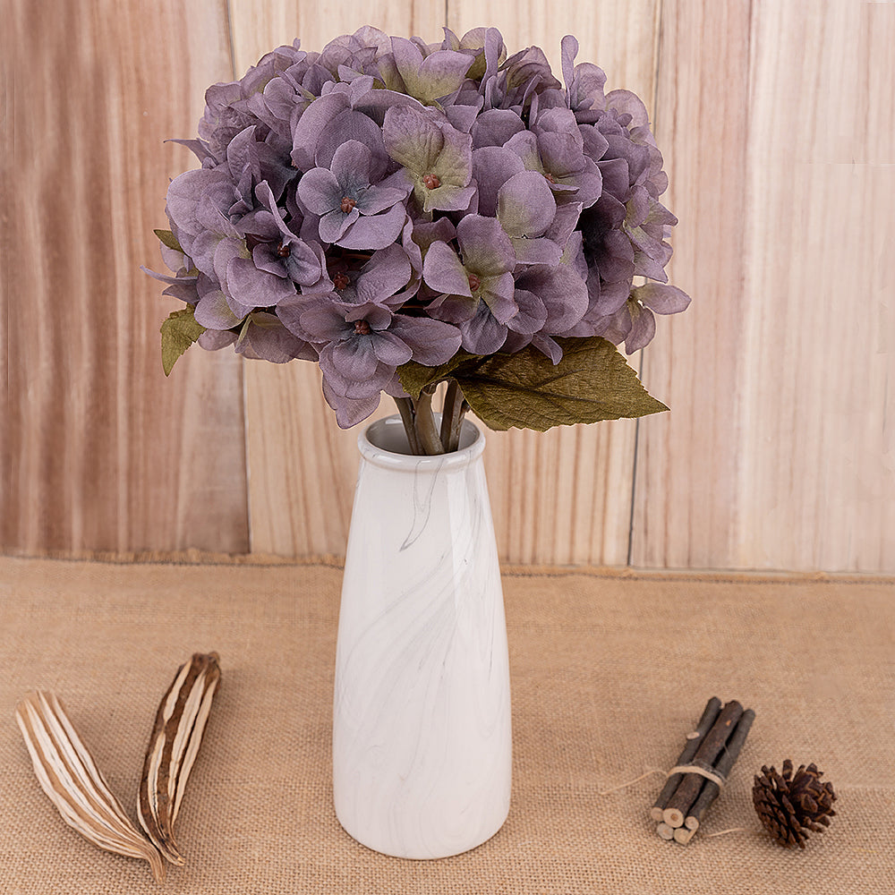 Artificial Flowers Hydrangea Branch Home Wedding Decor Autum 0 - Tophatter Daily Deals