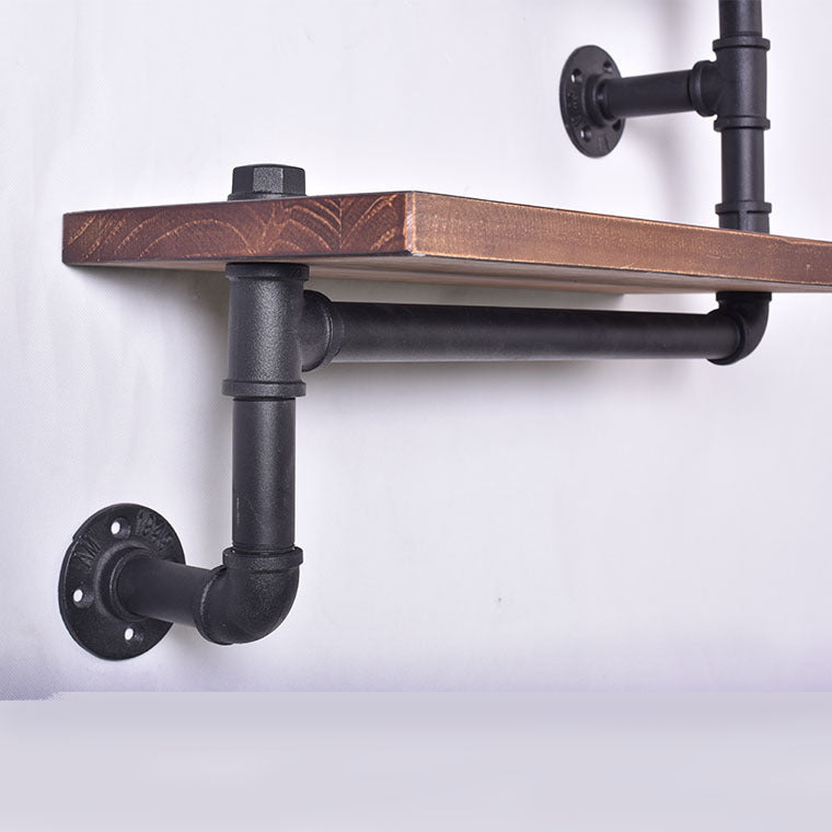 American Country Multi-functional Industrial Style Solid Wood Iron Storage Rack Towel Rack Hanger Table And Chair Coffee Table Furniture 0 - Tophatter Daily Deals