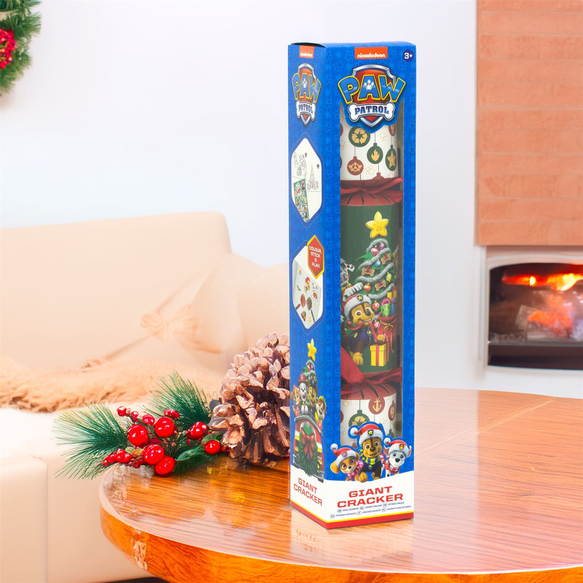 Giant Paw Patrol Christmas Cracker | Children Extra Large Xmas Cracker - 55cm Christmas Cracker - Tophatter Daily Deals