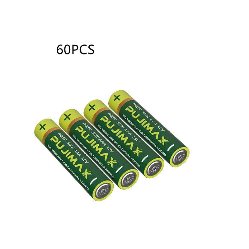 AA No 5 Carbon Zinc Manganese Dry Battery Small Toys 60pcs 0 - Tophatter Daily Deals