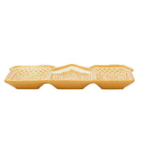 Gingerbread House Trio Ceramic Serving Platter | Christmas Serving Dish - 33cm Party Plates - Tophatter Daily Deals