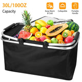 30L Insulated Picnic Basket Cooler Collapsible Food Delivery Storage Everything Else - Tophatter Daily Deals