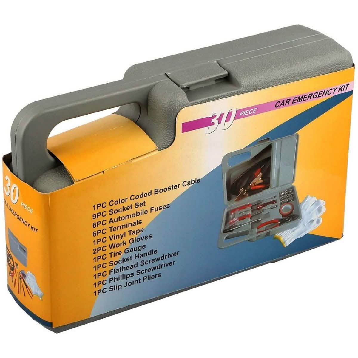 31-Piece: Emergency Roadside Tool Kit Automotive - Tophatter Daily Deals