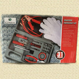 31-Piece: Roadside Emergency Kit Automotive - Tophatter Daily Deals