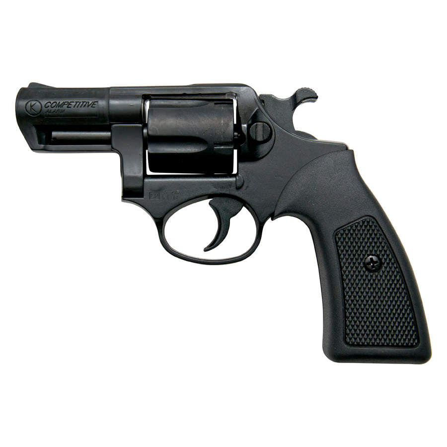 Kimar COMPETITIVE Black Finish 9mm Blank Firing Revolver 2 Inch Barrel - Tophatter's Guns'N'Weapons Store - FREE SHIPPING Collectible Weapons - Tophatter Daily Deals