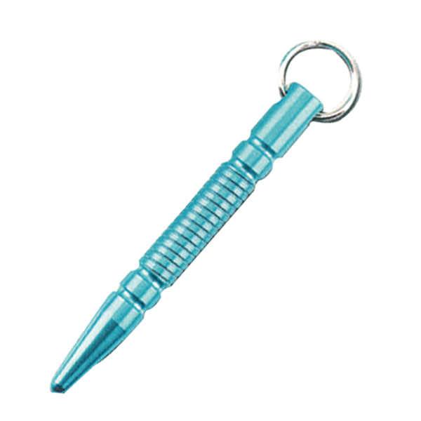 Pointed Tip Blue Kubotan With Keychain - Tophatter's Guns'N'Weapons Store Collectible Weapons - Tophatter Daily Deals