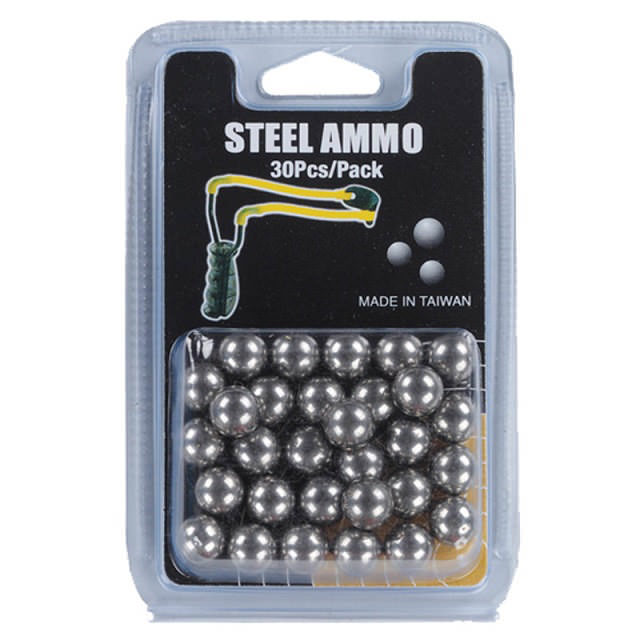 Slingshot 30 Pcs 3/8 Inch Steel Ball Ammunition - TOPHATTER'S ARMORY DEALS Collectible Weapons - Tophatter Daily Deals