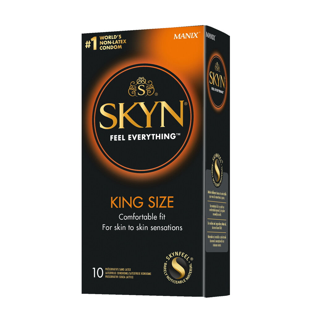 SKYN Latex Free Condoms King Size 10 Pack > Essentials > Condoms - Tophatter Daily Deals