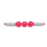 Anti Cellulite Massager Stick Anti-Cellulite Trigger Point Stick Body Foot Face Leg Slimming Massage Muscle Roller Three rounds red 0 - Tophatter Daily Deals