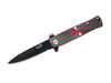 4.5 Inch Spring Assisted Opening Dragon Folding Knife - Red - Tophatter Daily Deals