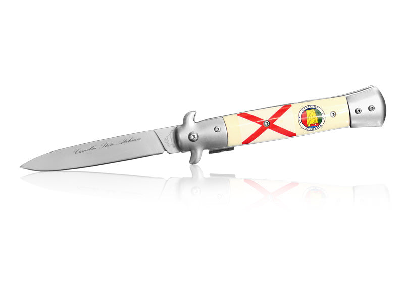 Pocket Knife Stilleto Alabama Spring Assisted Knife - TOPHATTER'S ARMORY DEALS Collectible Weapons - Tophatter Daily Deals