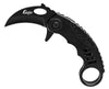 4.5 Inch Black Handle Karambit Assisted Opening Folding Knife - Tophatter Daily Deals