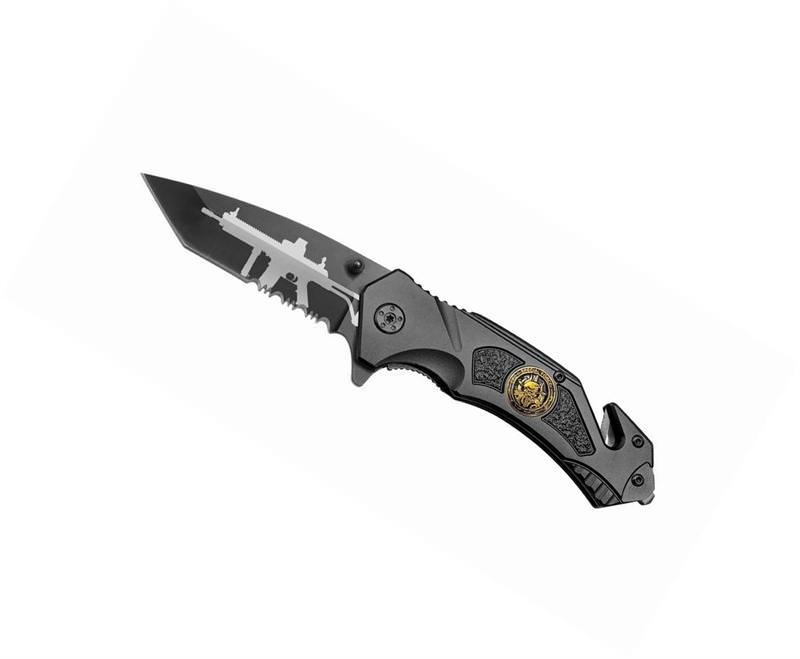 Assisted Opening Tactical Rescue Knife - Special Forces - TOPHATTER'S ARMORY DEALS Collectible Weapons - Tophatter Daily Deals