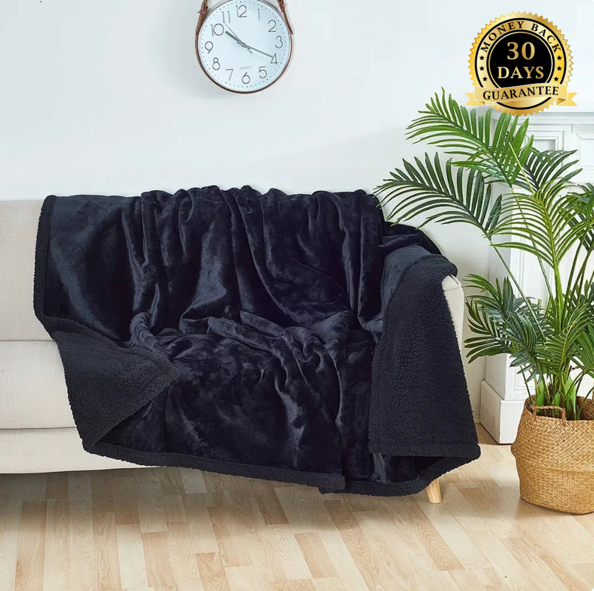 Waterproof Love Blanket™️ Black Edition - Tophatter Daily Deals