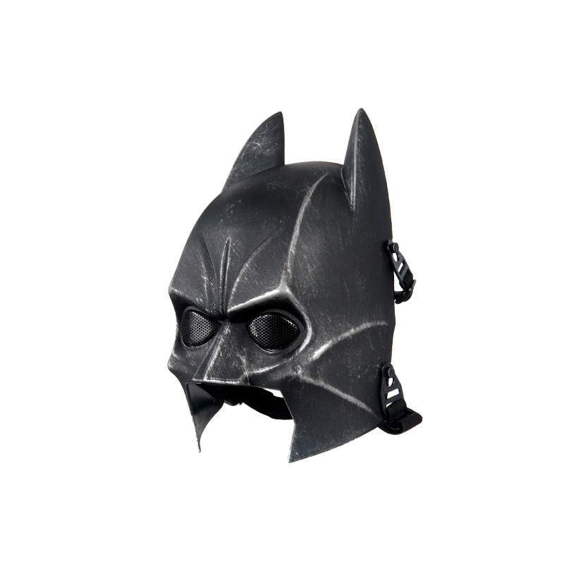 Bat The Dark Knight Wire Mesh Airsoft Face Mask, Weathered Black Collectible Weapons - Tophatter Daily Deals