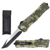 9" Digital Camo Ghost Tactical OTF Pocket Knife Drop Point Blade - TOPHATTER'S ARMORY DEALS Collectible Weapons - Tophatter Daily Deals