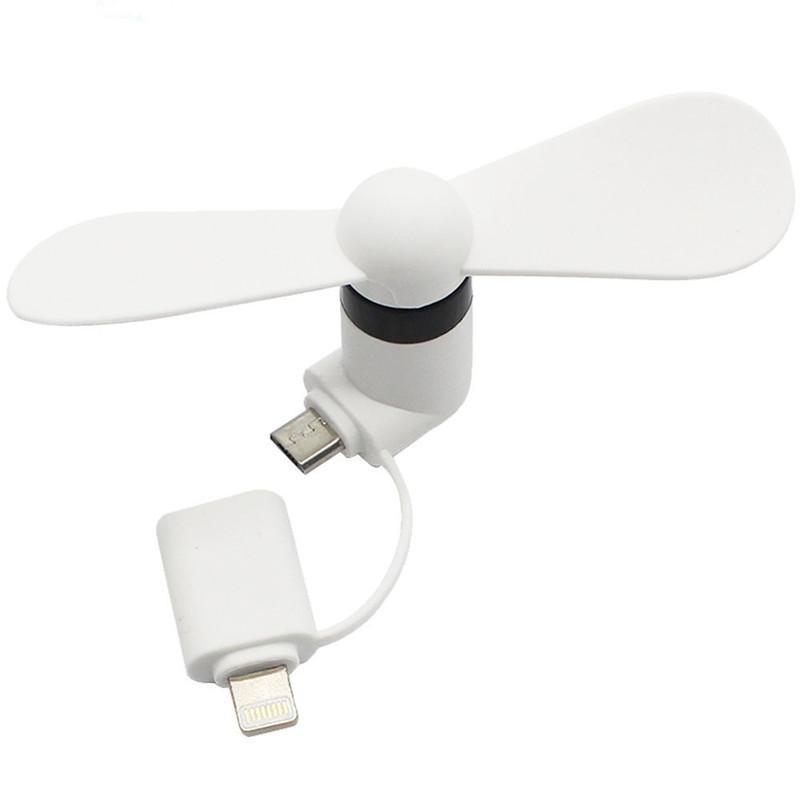 Android phone fan Type C White B 0 - Tophatter Daily Deals
