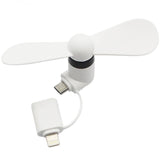 Android phone fan Type C White B 0 - Tophatter Daily Deals