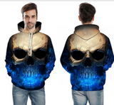 3D Skull Hoodie 0 - Tophatter Daily Deals