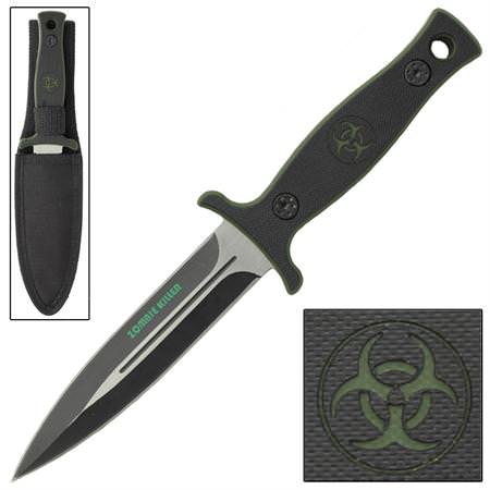 Onslaught Zombie Killer Full Tang Boot Knife 9 Inch Overall Collectible Weapons - Tophatter Daily Deals