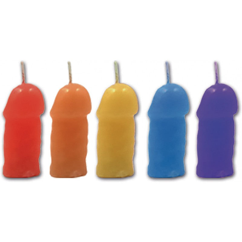 Rainbow Pecker Party Candles Candles - Tophatter Daily Deals