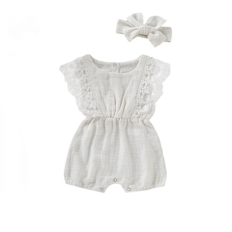 Breathable multicolor jumpsuit White 0 - Tophatter Daily Deals