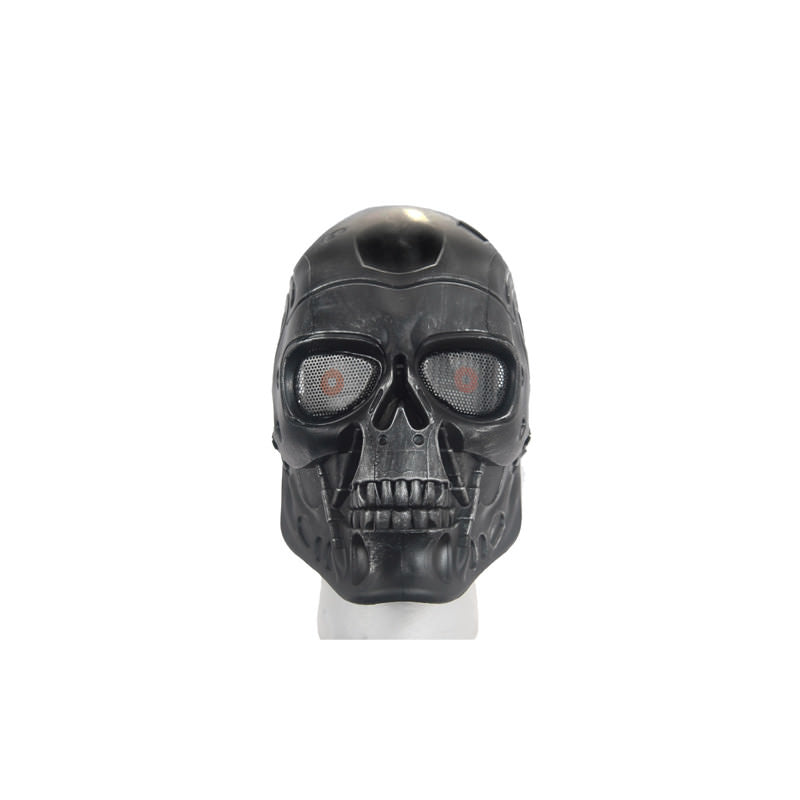 Black & Silver Terminator Mesh Metal Mask - Tophatter's Guns'N'Weapons Store Collectible Weapons - Tophatter Daily Deals