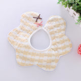 360° rotating flower waterproof saliva towel Bicolor 0 - Tophatter Daily Deals
