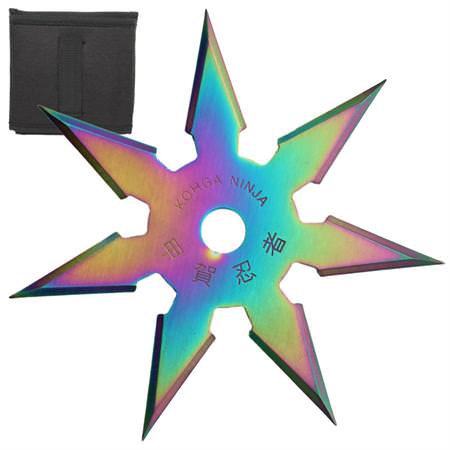 Secret Khoga Ninja Seven Points Throwing Star Titanium Collectible Weapons - Tophatter Daily Deals