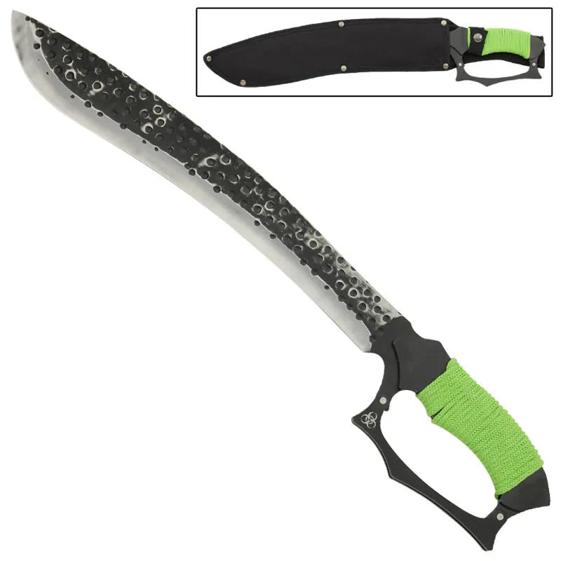 Zombie Killer Full Tang Heavy Duty Machete 18 Inch Overall - Tophatter Daily Deals