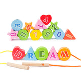 Boys building block children's toys with beech 0 - Tophatter Daily Deals