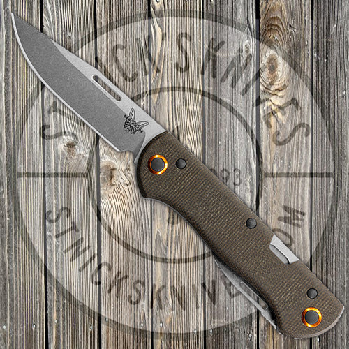 Benchmade Weekender - CPM-S30V - Slip Joint - Micarta Handle - 317-1 Knives - Tophatter Daily Deals