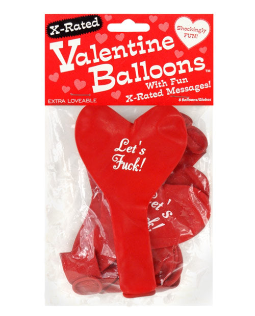 X-Rated Valentine Heart Balloons Balloons - Tophatter Daily Deals