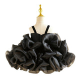 Baby Girl Summer Sling Three-dimensional Rose Princess Dress 0 - Tophatter Daily Deals