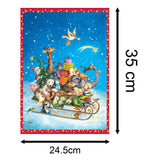 Whizzing Through The Snow Christmas Advent Calendar Traditional Advent Calendar Advent Calendar - Tophatter Daily Deals