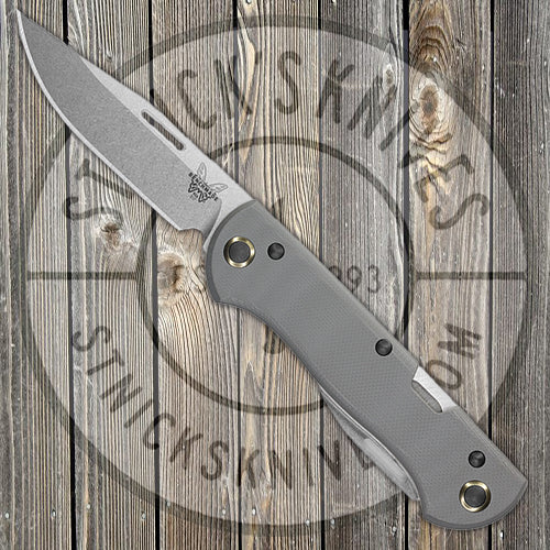 Benchmade Weekender - CPM-S30V - Slip Joint - Gray G10 Handle - 317 Knives - Tophatter Daily Deals