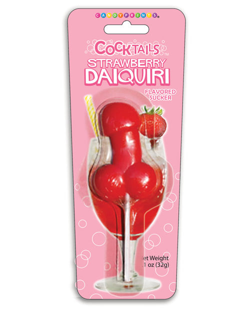Cocktail Sucker Strawberry Daiquiri Candy - Tophatter Daily Deals
