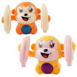 Baby Toys Electric Tumbling Monkey Light Music Puzzle Sound Tipping Monkey Kids Toys Early Educational Toys For Children Gifts 0 - Tophatter Daily Deals