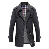 Business Winter Mid-length Winter Plus Size Jacket Black 0 - Tophatter Daily Deals