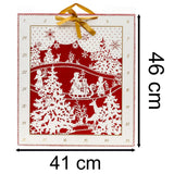 Woodland Silhouette Christmas Advent Calendar | Traditional Advent Calendar Advent Calendar - Tophatter Daily Deals