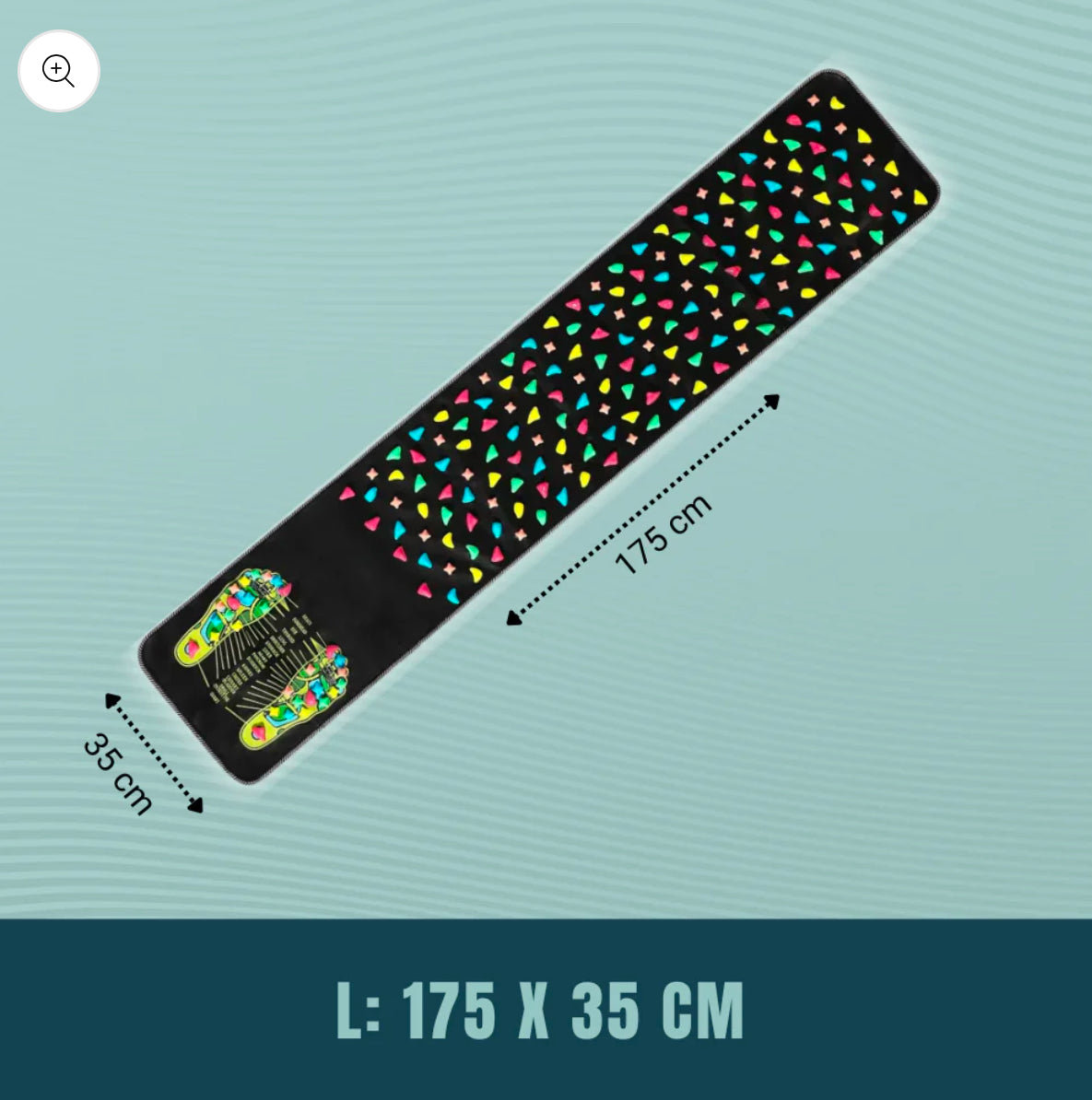 Relaxing Acupressure Foot Mat Large - Tophatter Daily Deals