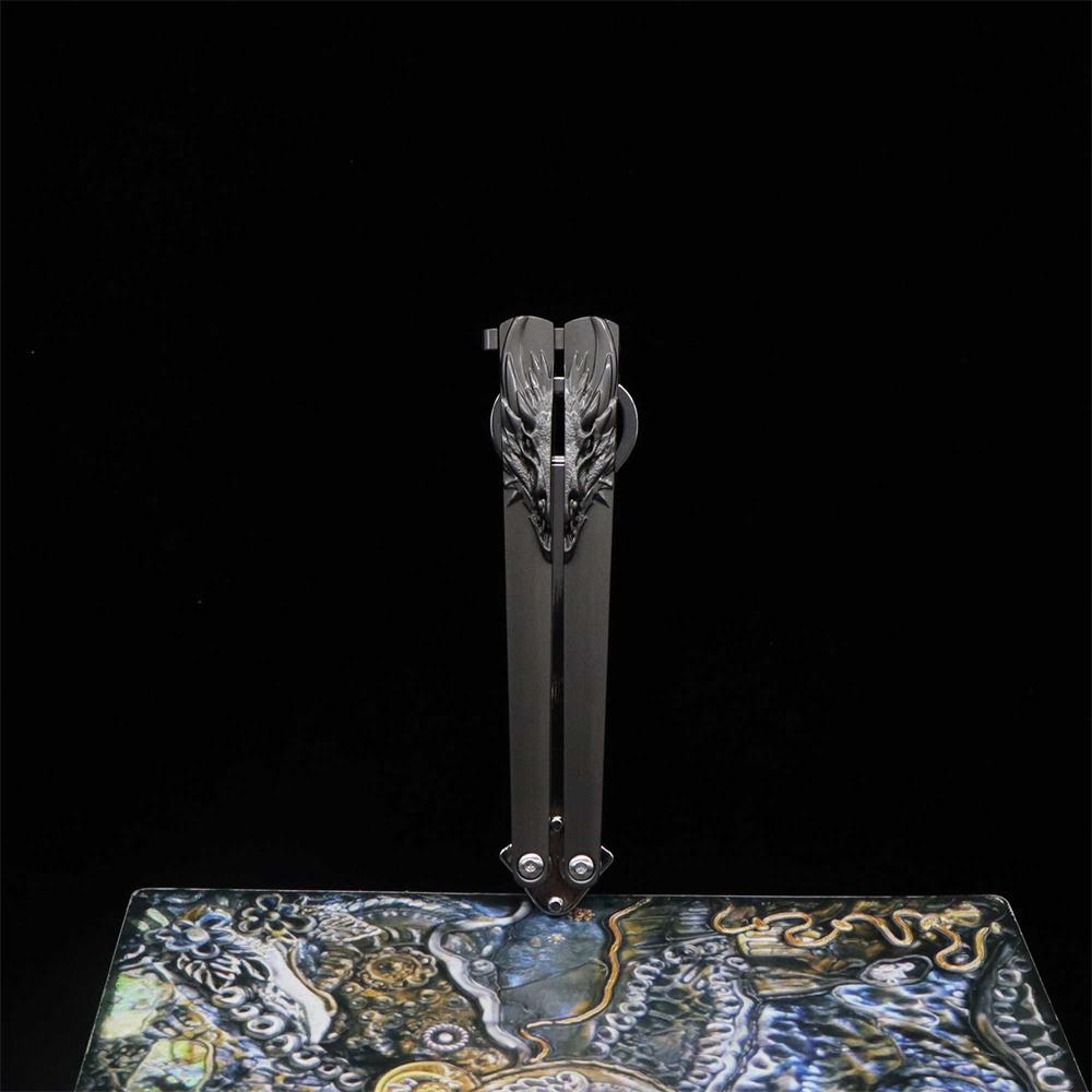 Dragon Head Totem & Sword Metal Balisong Bottle Opener - Tophatter Daily Deals