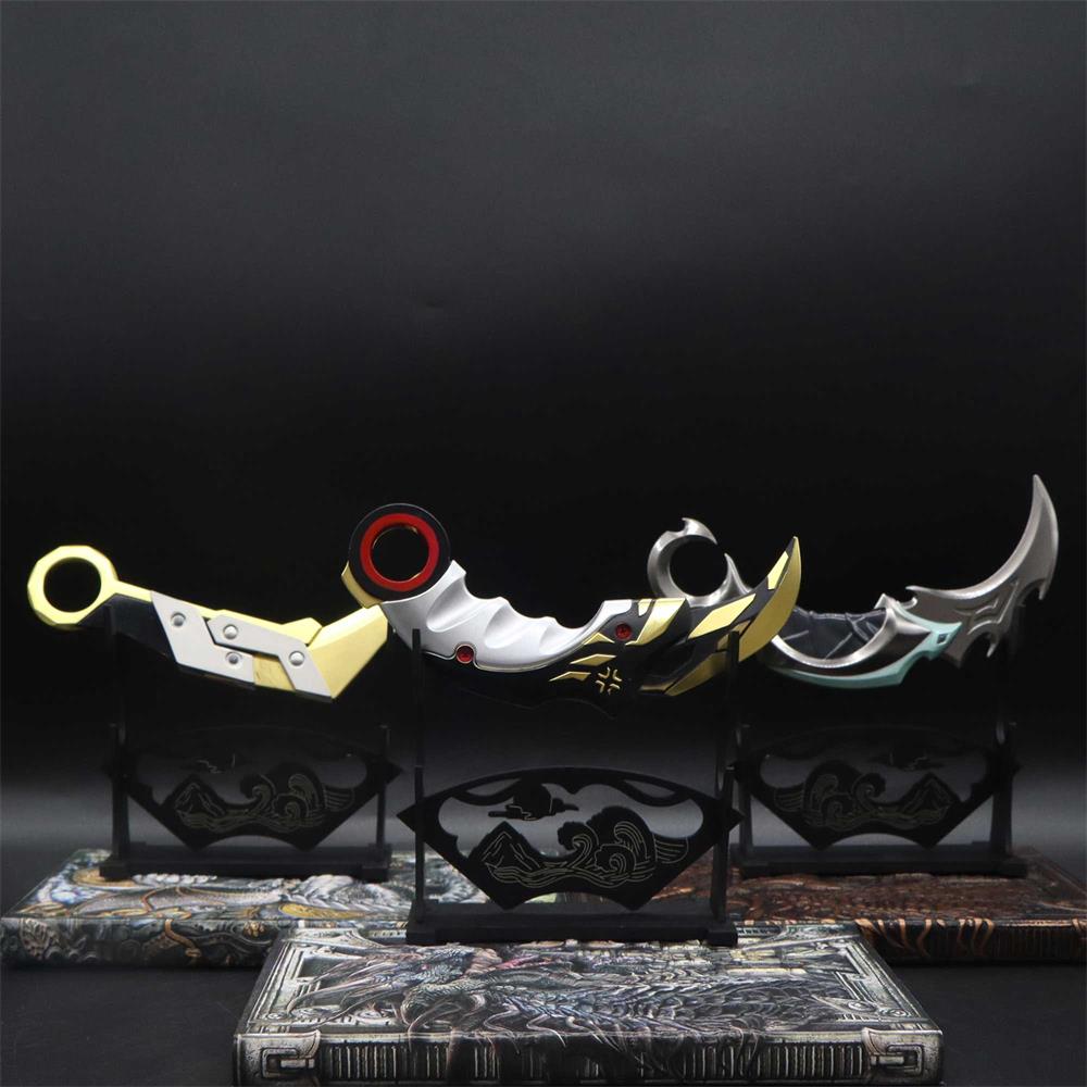 2-Layer Wooden Landscape Pattern Weapon Display Holder - Tophatter Daily Deals