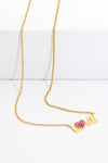 18K Gold Plated LOVE Pendant Necklace Necklaces - Tophatter Daily Deals