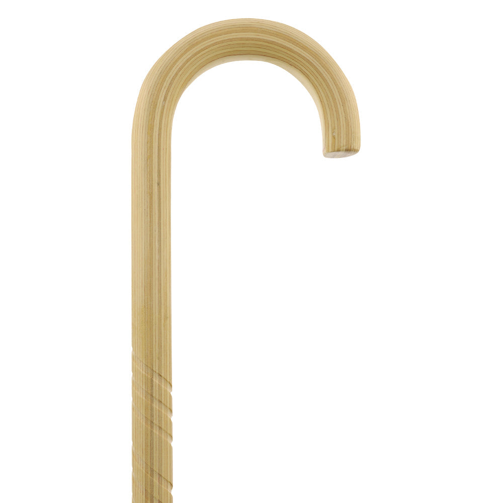 Natural Lightweight Wood Tourist Handle Walking Cane (Various Colors/Styles) Tourist Handled Canes - Tophatter Daily Deals