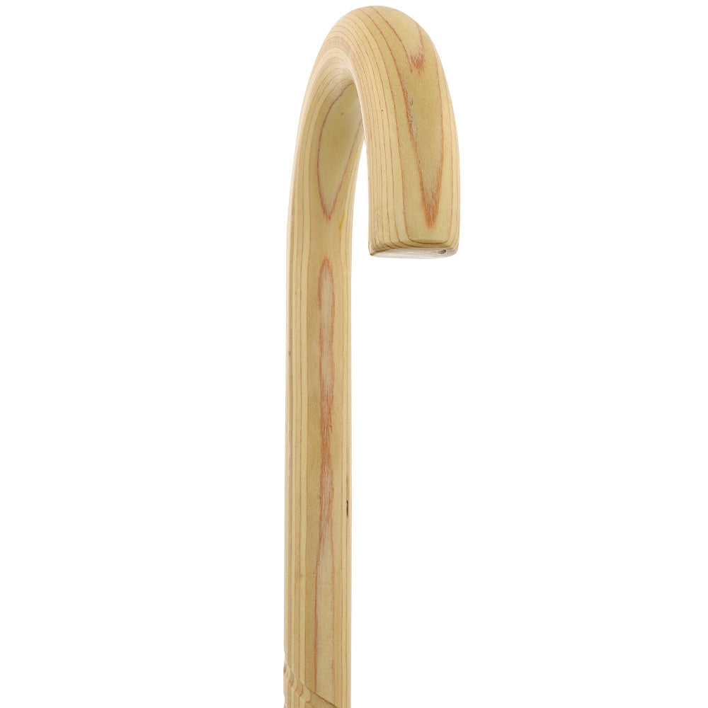 Natural Lightweight Wood Tourist Handle Walking Cane (Various Colors/Styles) Tourist Handled Canes - Tophatter Daily Deals