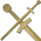 Medieval Wooden Sword swords - Tophatter Daily Deals