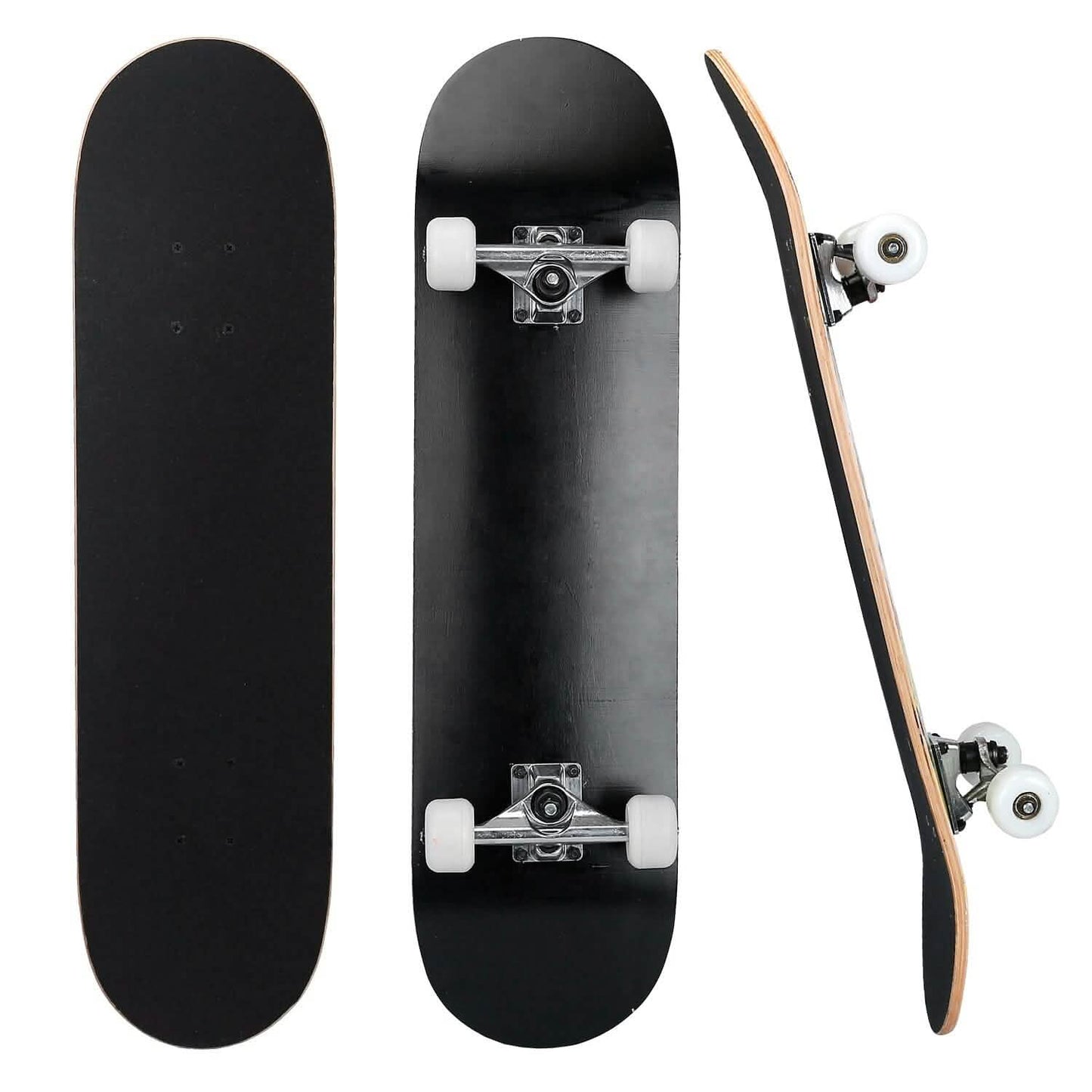 31x8in 9 Layers Maple Concave Skateboard Blackboard Outdoor Recreation - Tophatter Daily Deals