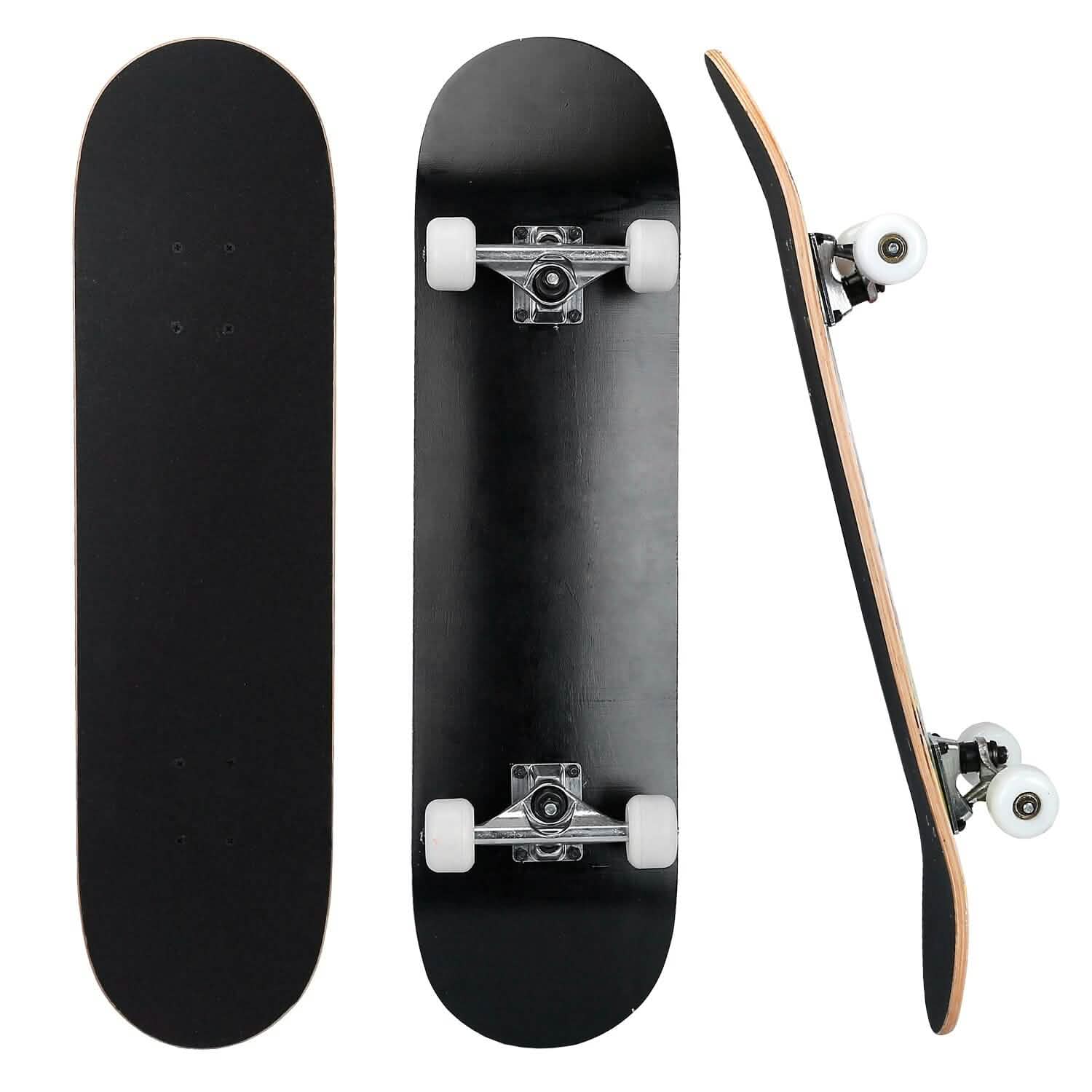 31x8in 9 Layers Maple Concave Skateboard Blackboard Outdoor Recreation - Tophatter Daily Deals