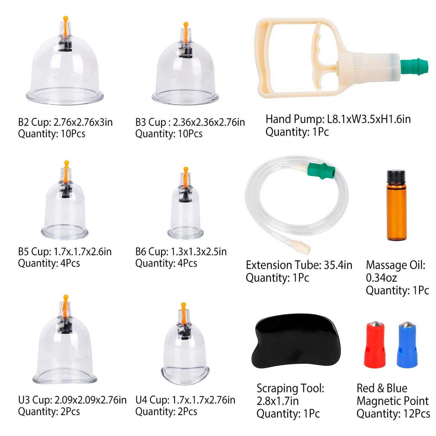 32 Cups Chinese Therapy Set Health & Wellness - Tophatter Daily Deals